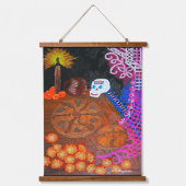 Live liefde lachen veel plezier hangend wandkleed (Voorkant 3)