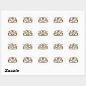 Live Liefde Neurowetenschap Ronde Sticker (Vel)