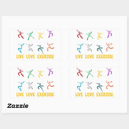 Live Liefde Oefening Stickers (Vel)