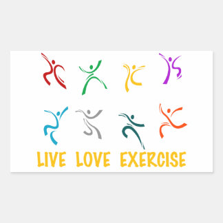 Live Liefde Oefening Stickers