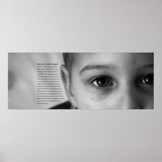 Live&liefde Poster (Voorkant)