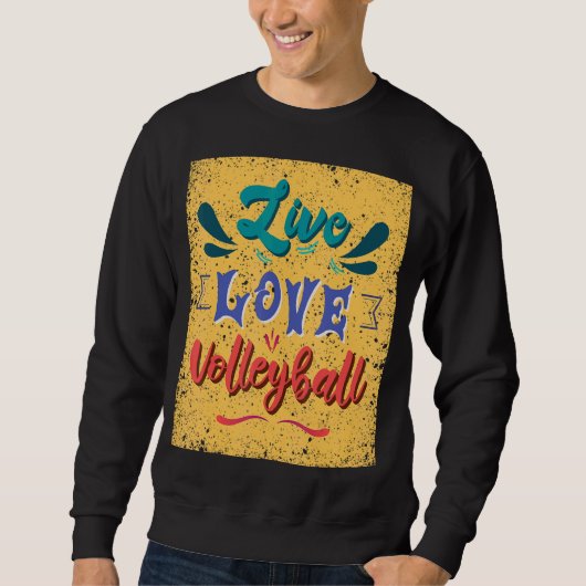 Live Liefde Volleybal Team Trui (Voorkant)