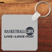 live-liefdesspel basketbal sleutelhanger (Achterkant)