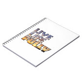 Live Life Fully Quote Notitieboek (Linkerzijde)