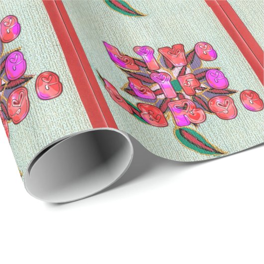 "Live Life Large" Kunstdruk Cadeaupapier (Rol Hoek)