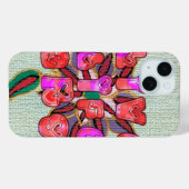 "Live Life Large" Kunstdruk Case-Mate iPhone Case (Achterkant (horizontaal))