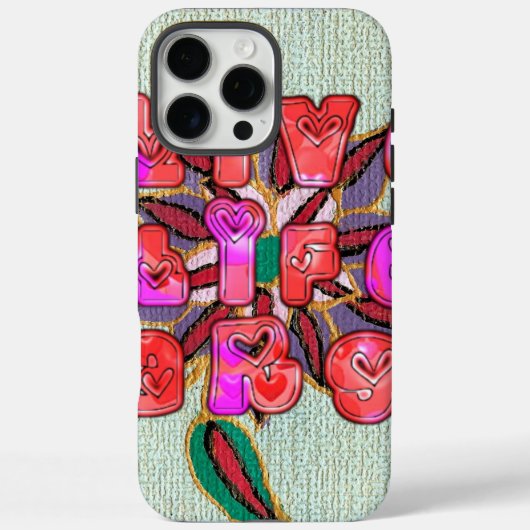 "Live Life Large" Kunstdruk Case-Mate iPhone Case (Achterkant)
