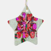 "Live Life Large" Kunstdruk Keramisch Ornament (Rechts)