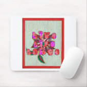 "Live Life Large" Kunstdruk Muismat (Met muis)