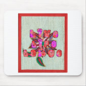 "Live Life Large" Kunstdruk Muismat (Voorkant)