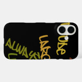 Live Life Large Word Art Print Case-Mate iPhone Case (Achterkant (horizontaal))