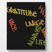 Live Life Large Word Art Print Fotoplaat (Voorkant)