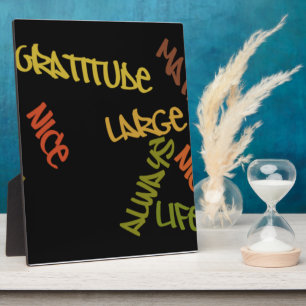 Live Life Large Word Art Print Fotoplaat
