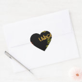 Live Life Large Word Art Print Hart Sticker (Envelop)