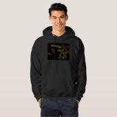Live Life Large Word Art Print Hoodie (Voorkant volledig)