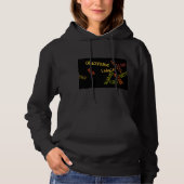 Live Life Large Word Art Print Hoodie (Voorkant)