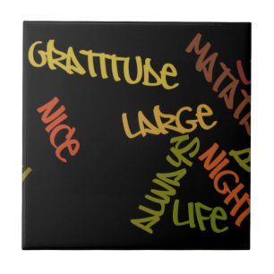 Live Life Large Word Art Print Tegeltje