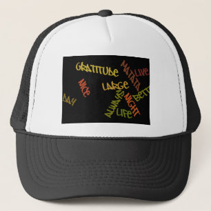 Live Life Large Word Art Print Trucker Pet