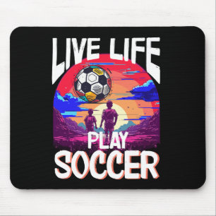 Live Life Play Voetbal, Kampioenschap Sport Goalie Muismat