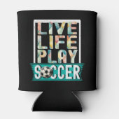 Live Life Speel Voetbal, Football Team Sport Moder Blikjeskoeler (Achterkant)