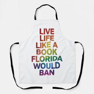 Live Like Book Florida zou LGBTQ Pride Gift verbie Schort