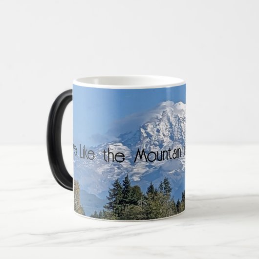 Live Like the Mountain is Out - Mount Rainier Mok (Voorkant links)