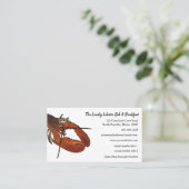 Live Lobster Illustration Restaurant, Inn, Shop Visitekaartje (Staand voorkant)