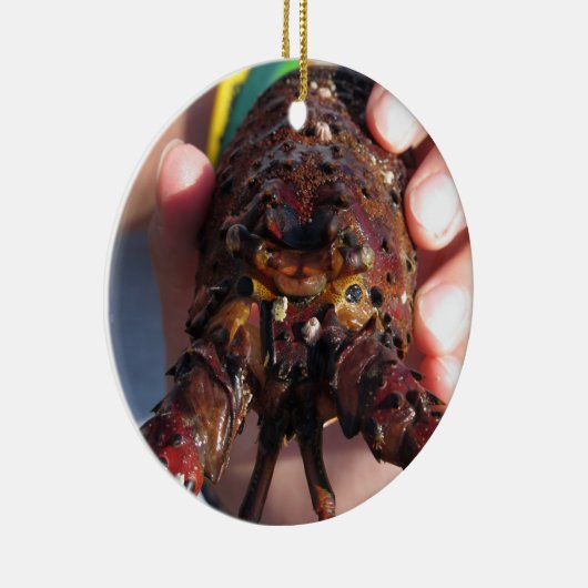 Live Lobster Keramisch Ornament (Rechts)