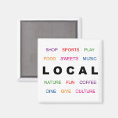 Live Local Magnet (Voorkant / Achterkant)