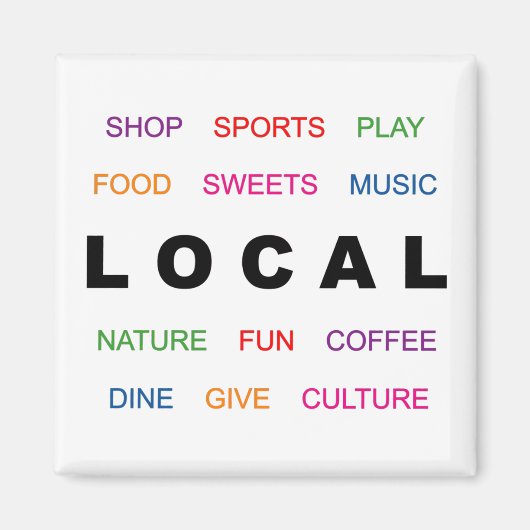 Live Local Magnet (Voorkant)