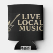 Live Lokale Muziek Coozi Blikjeskoeler (Achterkant)
