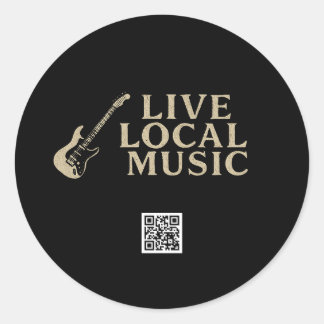 Live lokale muziek Sticker
