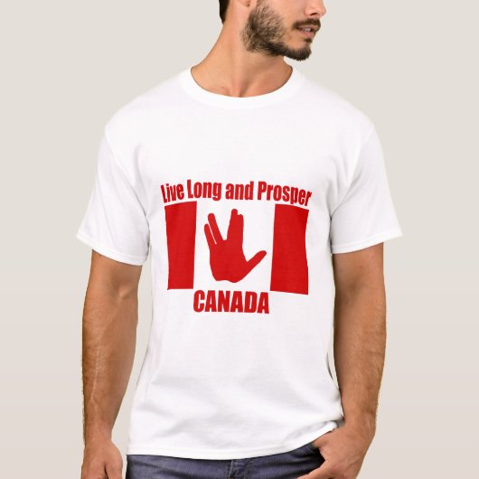 Live Long Canada t-shirt (Voorkant)