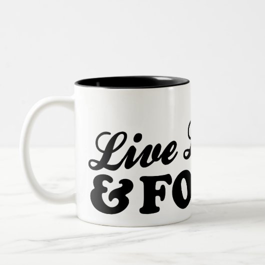 Live Long en Foster Tweekleurige Koffiemok (Links)