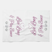 Live Long en Play Bunco Theedoek (Horizontaal)