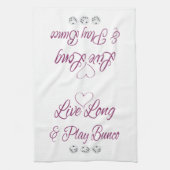 Live Long en Play Bunco Theedoek (Verticaal)