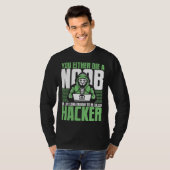 Live Long Enough To Be Called Hacker Ethical Hacki T-shirt (Voorkant volledig)