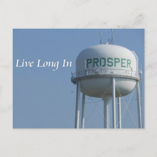 Live Long in Prosper (TX)-Briefkaart Briefkaart