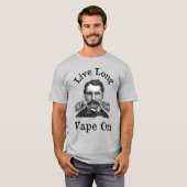 Live Long tape op T-shirt (Voorkant volledig)