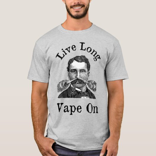 Live Long tape op T-shirt (Voorkant)
