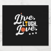 Live Lough Love Basketball Bier Etiket (Enkel label)