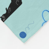 Live Lounge Loaf Katten Fleece Deken (Hoek)