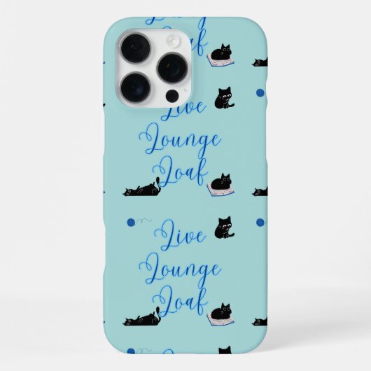 Live Lounge Loaf Katten iPhone Hoesje (Achterkant)