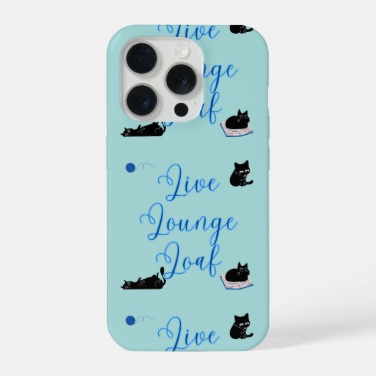 Live Lounge Loaf Katten iPhone Hoesje (Achterkant)