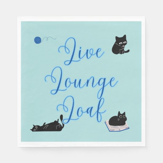 Live Lounge Loaf Katten Servet (Voorkant)