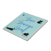Live Lounge Loaf Katten Tegeltje (Zijkant)