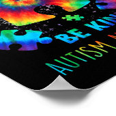 Live Love Acceptan Support Autism Awareness Suppor Poster (Hoek)