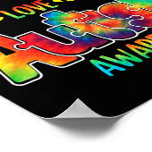 Live Love Acceptan Support Autism Awareness Suppor Poster (Hoek)