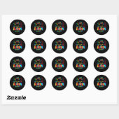 Live Love Acceptan Support Autism Awareness Suppor Ronde Sticker (Vel)
