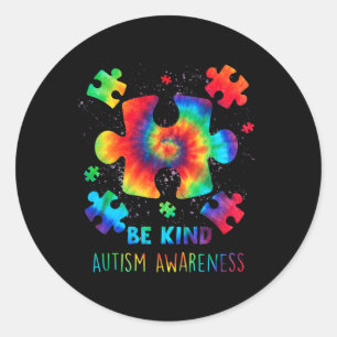 Live Love Acceptan Support Autism Awareness Suppor Ronde Sticker